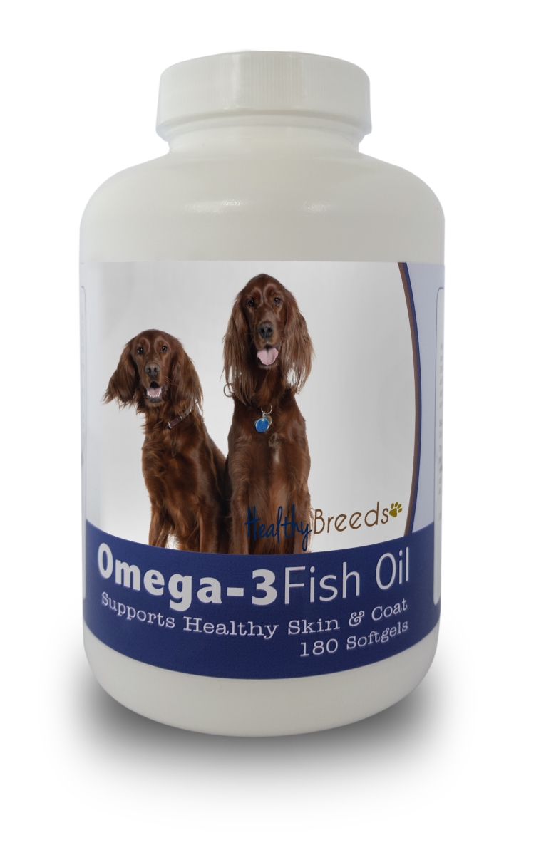 Picture of Healthy Breeds 840235141563 Irish Setter Omega-3 Fish Oil Softgels&#44; 180 Count