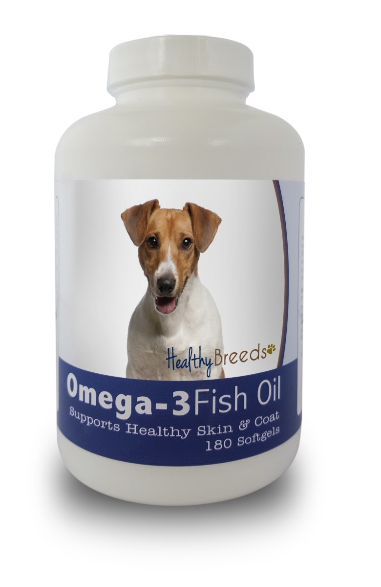 Picture of Healthy Breeds 840235141570 Jack Russell Terrier Omega-3 Fish Oil Softgels&#44; 180 Count