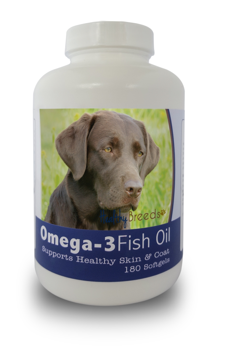Picture of Healthy Breeds 840235141594 Labrador Retriever Omega-3 Fish Oil Softgels&#44; 180 Count