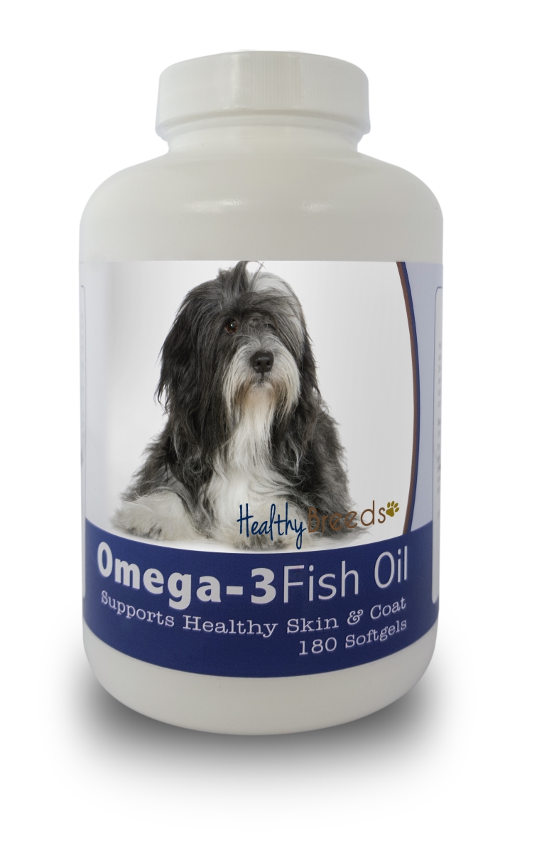 Picture of Healthy Breeds 840235141662 Lhasa Apso Omega-3 Fish Oil Softgels&#44; 180 Count