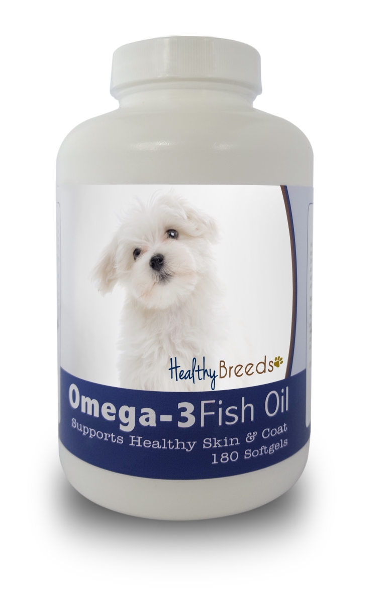Picture of Healthy Breeds 840235141679 Maltese Omega-3 Fish Oil Softgels&#44; 180 Count