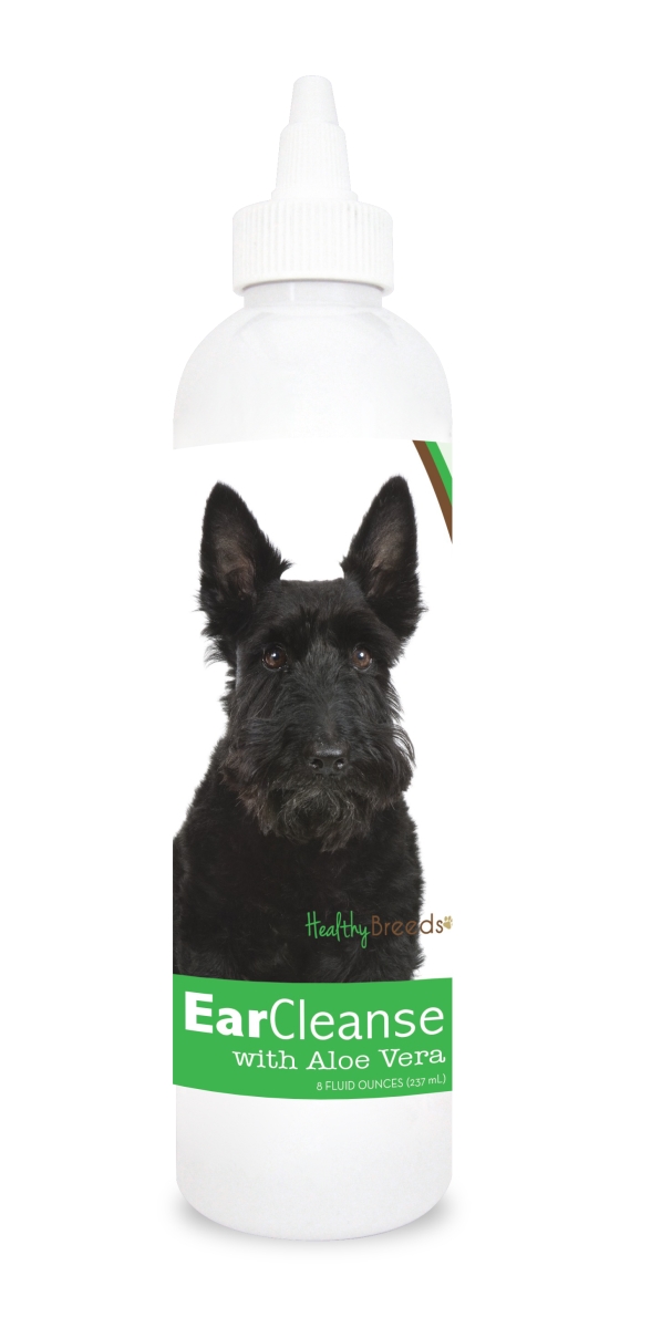 Picture of Healthy Breeds 840235115281 8 oz Scottish Terrier Ear Cleanse with Aloe Vera Cucumber Melon