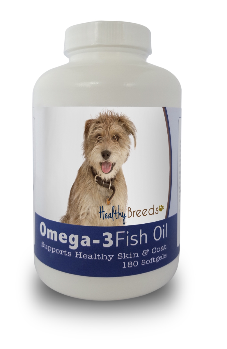 Picture of Healthy Breeds 840235141730 Mutt Omega-3 Fish Oil Softgels&#44; 180 Count