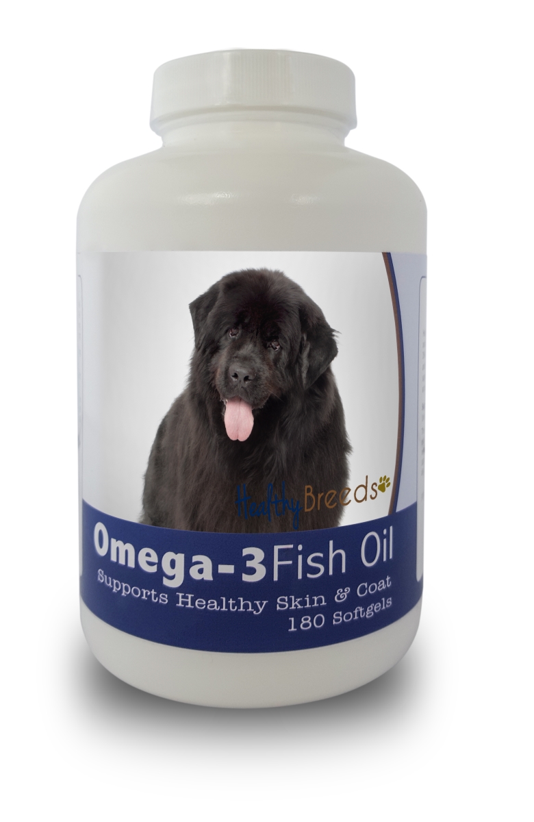 Picture of Healthy Breeds 840235141754 Newfoundl & Omega-3 Fish Oil Softgels&#44; 180 Count