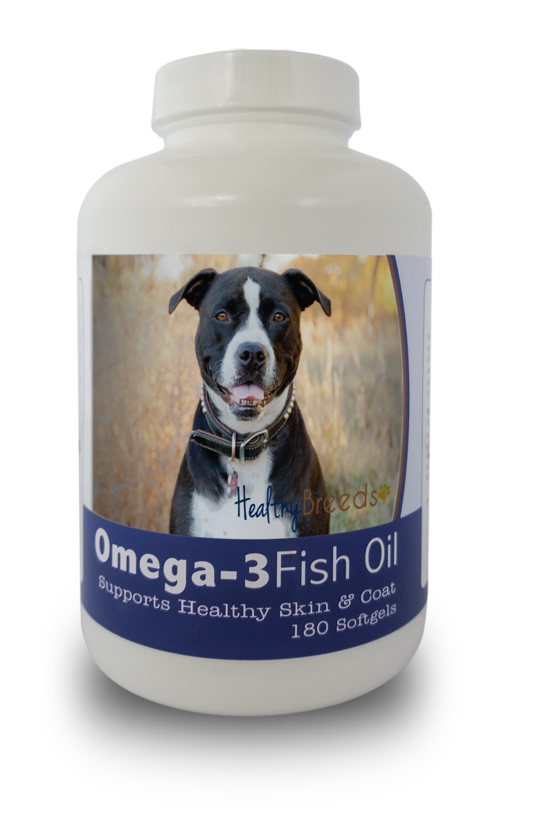 Picture of Healthy Breeds 840235141785 Pit Bull Omega-3 Fish Oil Softgels&#44; 180 Count