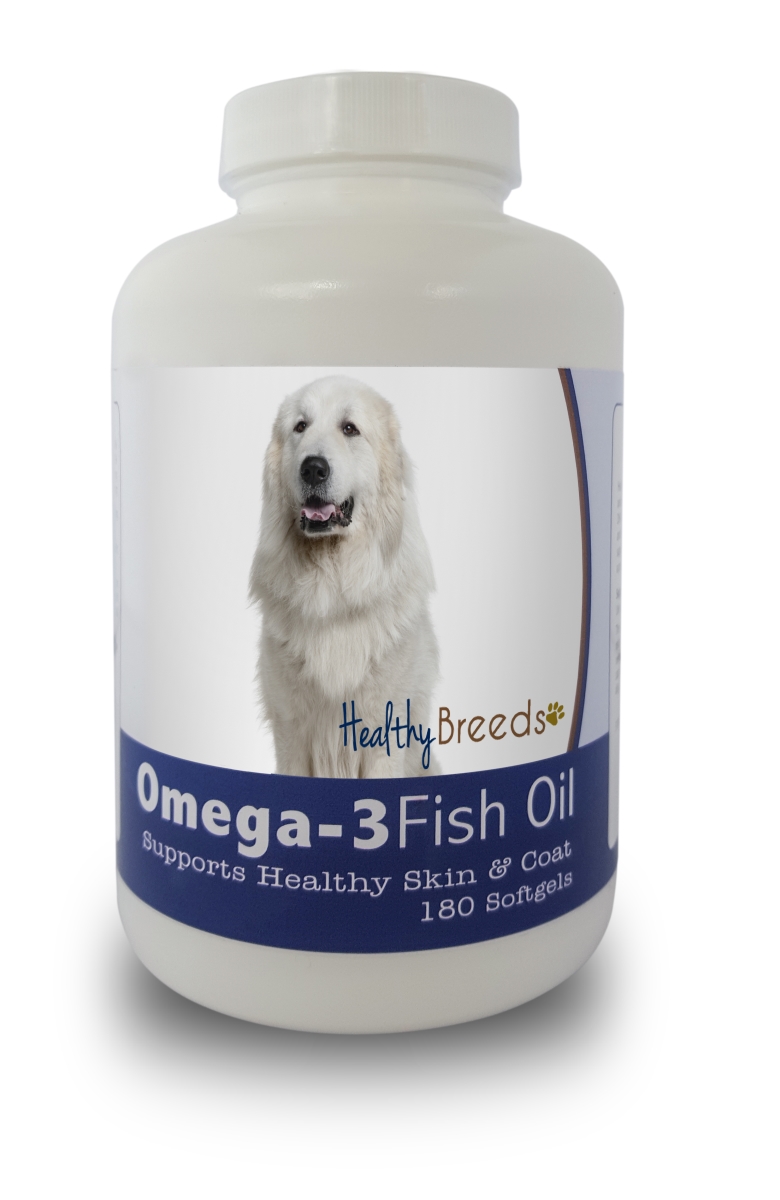 Picture of Healthy Breeds 840235141891 Great Pyrenees Omega-3 Fish Oil Softgels&#44; 180 count