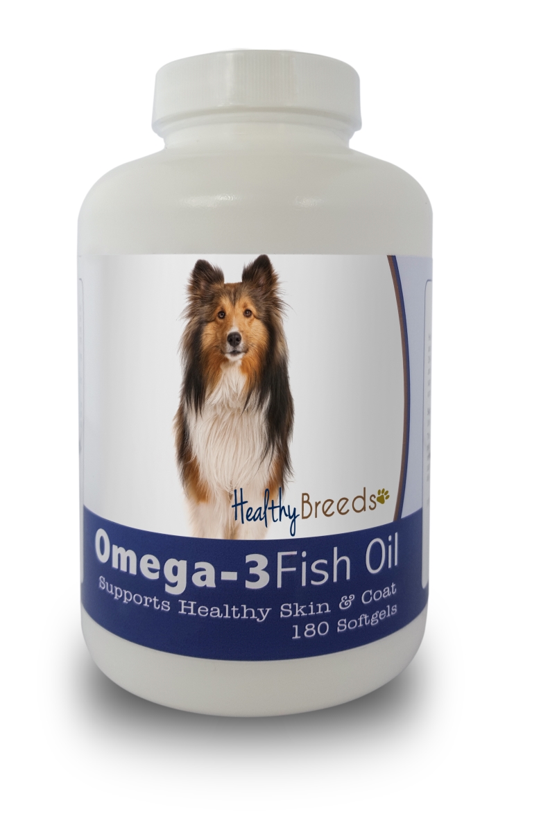Picture of Healthy Breeds 840235141969 Shetland Sheepdog Omega-3 Fish Oil Softgels - 180 count