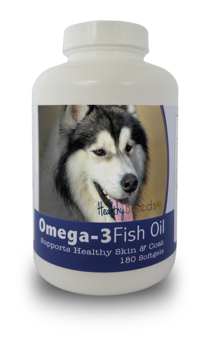 Picture of Healthy Breeds 840235141976 Siberian Husky Omega-3 Fish Oil Softgels - 180 count