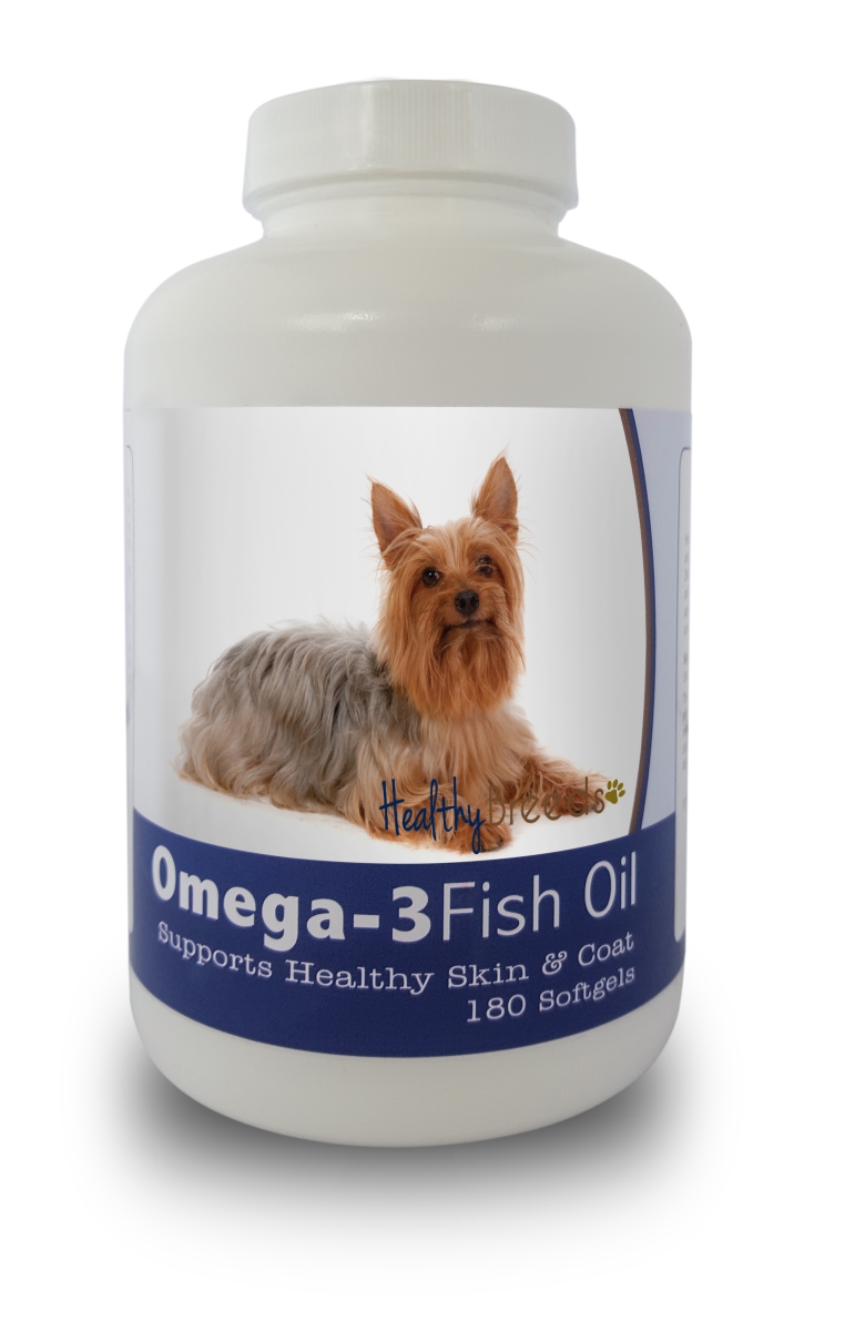 Picture of Healthy Breeds 840235141983 Silky Terrier Omega-3 Fish Oil Softgels - 180 count