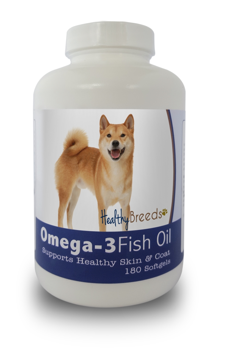 Picture of Healthy Breeds 840235141990 Shiba Inu Omega-3 Fish Oil Softgels - 180 count