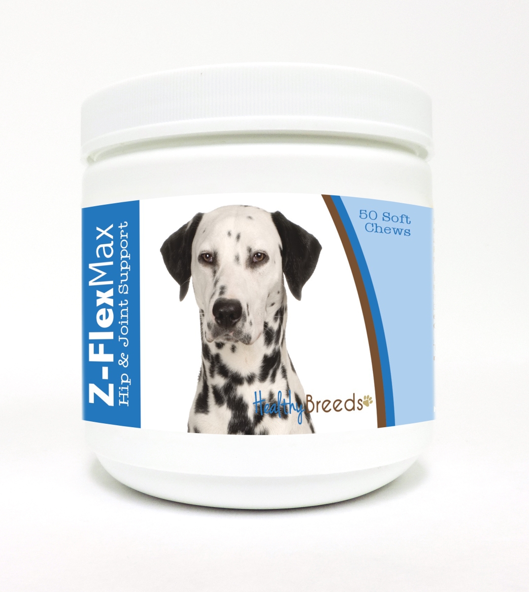 840235105947 Dalmatian Z-Flex Max Hip & Joint Soft Chews - 50 count