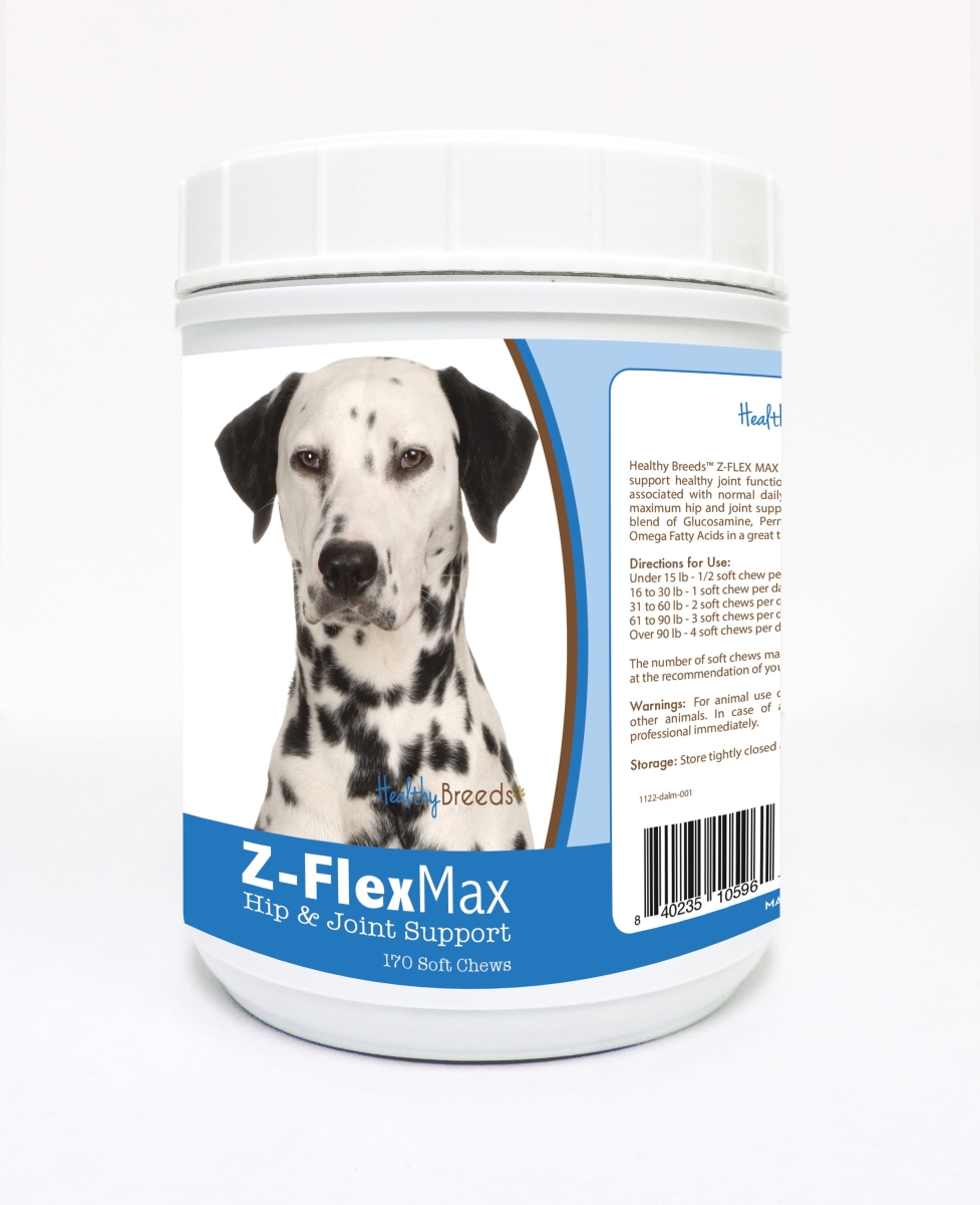 Picture of Healthy Breeds 840235105961 Dalmatian Z-Flex Max Hip & Joint Soft Chews - 170 count