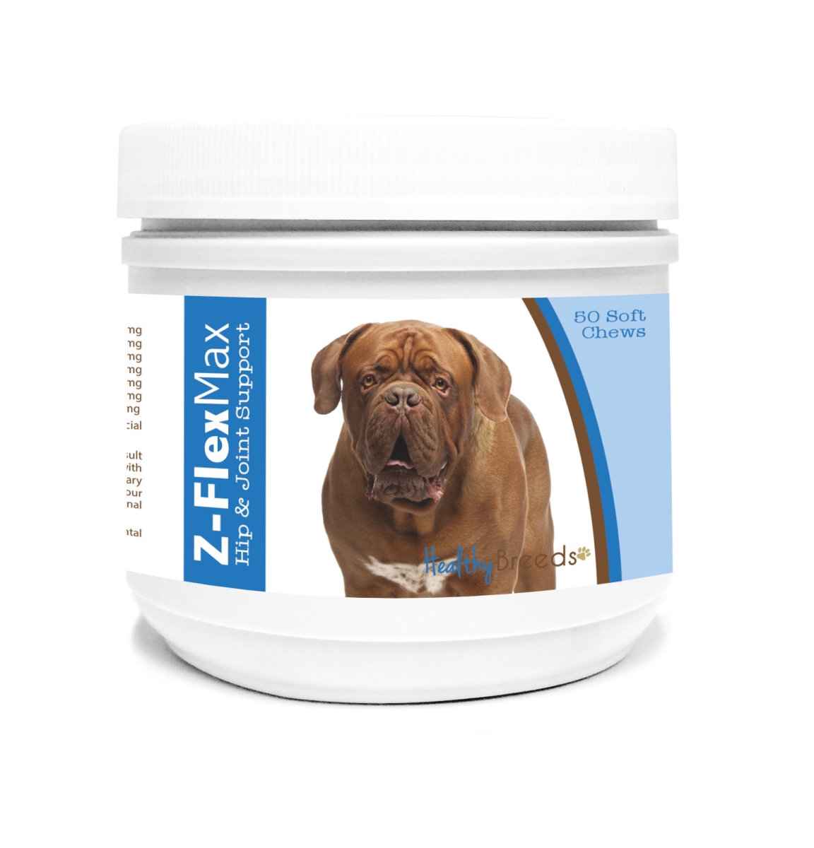 840235106258 Dogue de Bordeaux Z-Flex Max Hip & Joint Soft Chews - 50 count