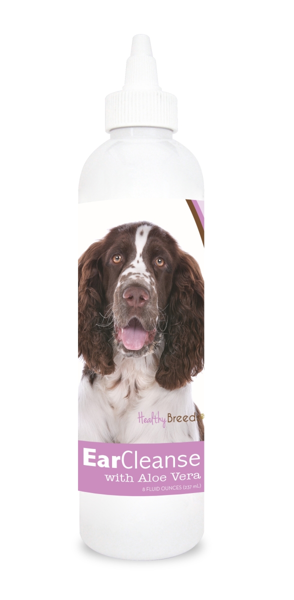Picture of Healthy Breeds 840235106784 8 oz English Springer Spaniel Ear Cleanse with Aloe Vera Sweet Pea & Vanilla