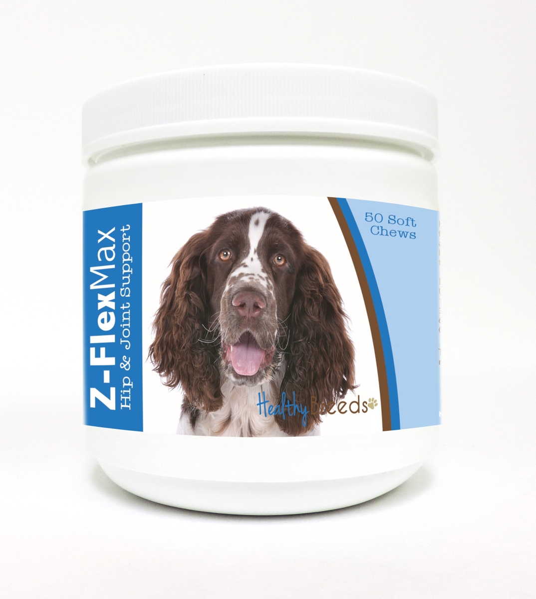 840235106852 English Springer Spaniel Z-Flex Max Hip & Joint Soft Chews - 50 count