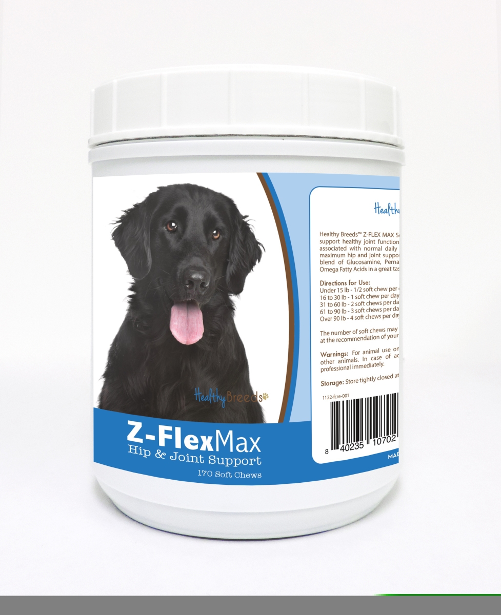 Picture of Healthy Breeds 840235107026 Flat Coated Retriever Z-Flex Max Hip & Joint Soft Chews - 170 count