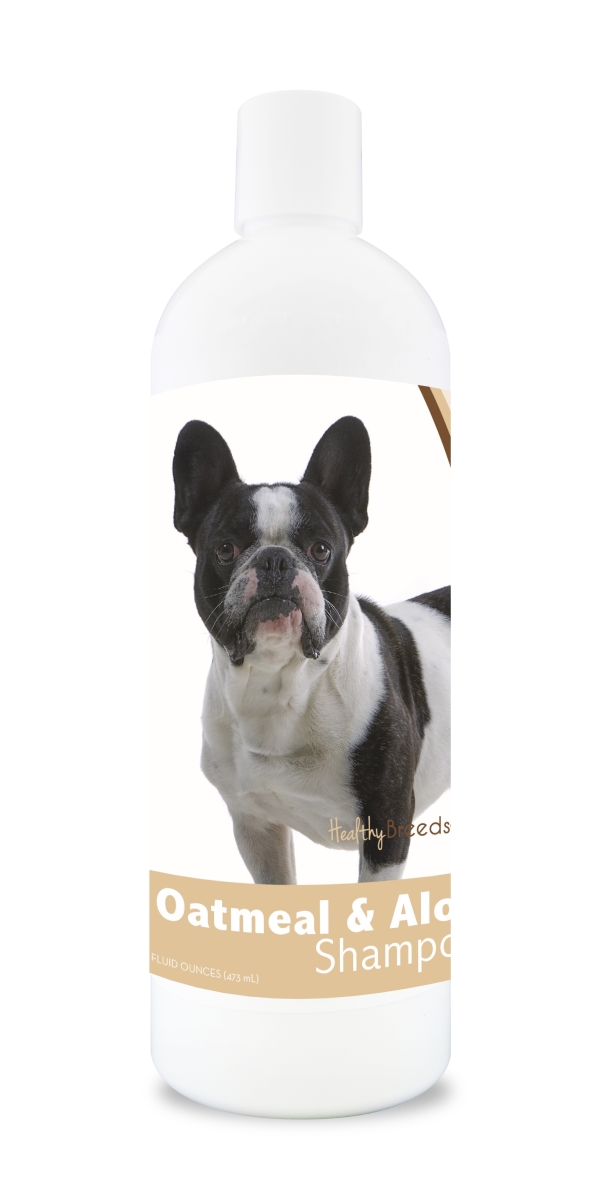 Picture of Healthy Breeds 840235107095 16 oz French Bulldog Oatmeal Shampoo with Aloe