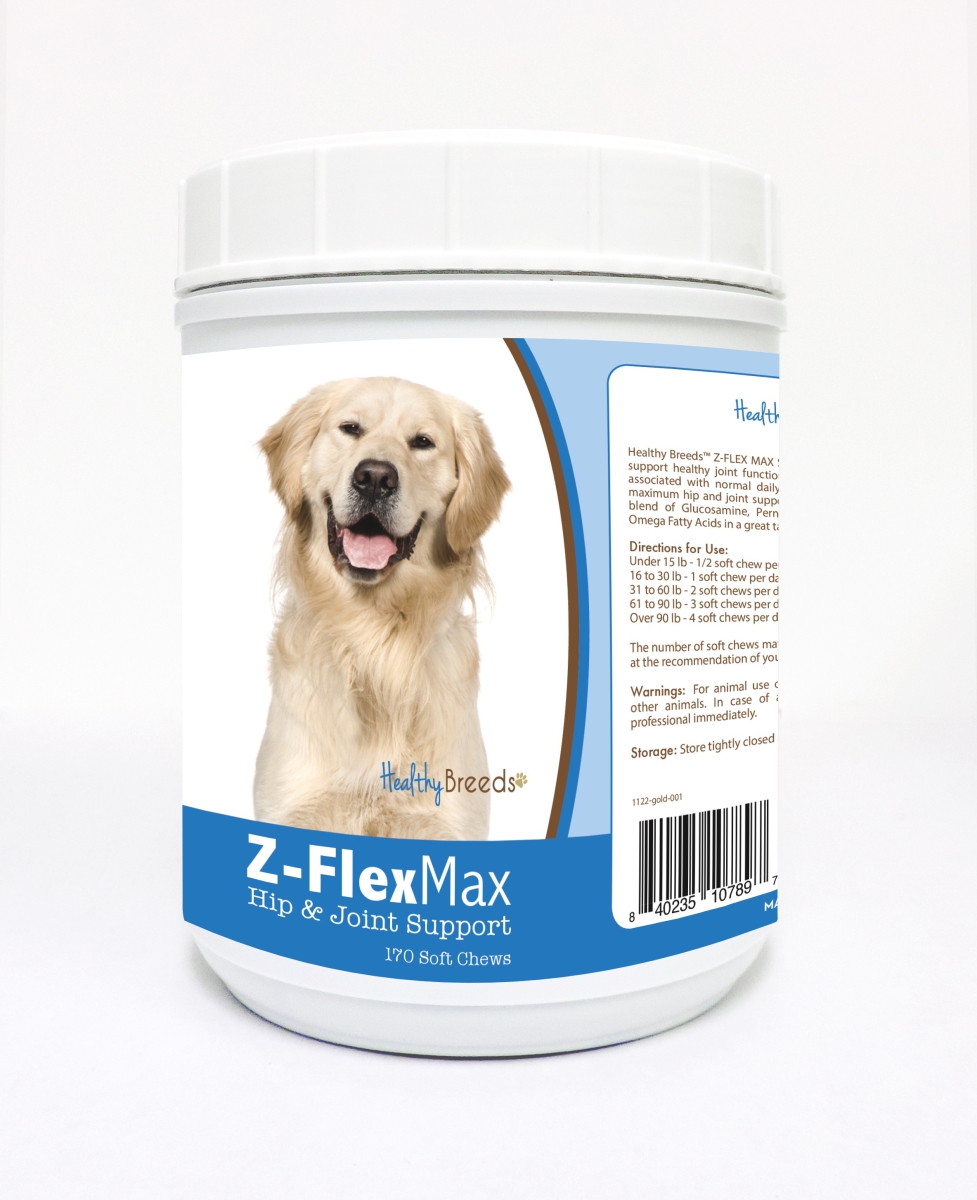 Picture of Healthy Breeds 840235107873 Golden Retriever Z-Flex Max Hip & Joint Soft Chews - 170 count