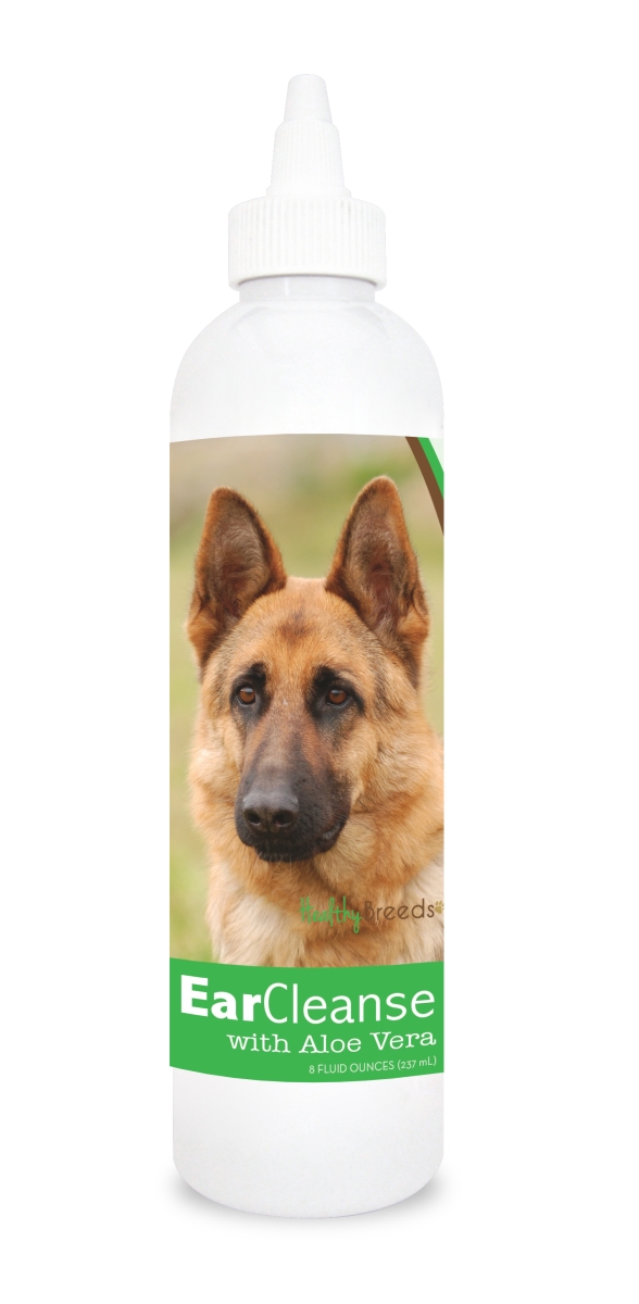 Picture of Healthy Breeds 840235108016 8 oz German Shepherd Ear Cleanse with Aloe Vera Sweet Pea & Vanilla