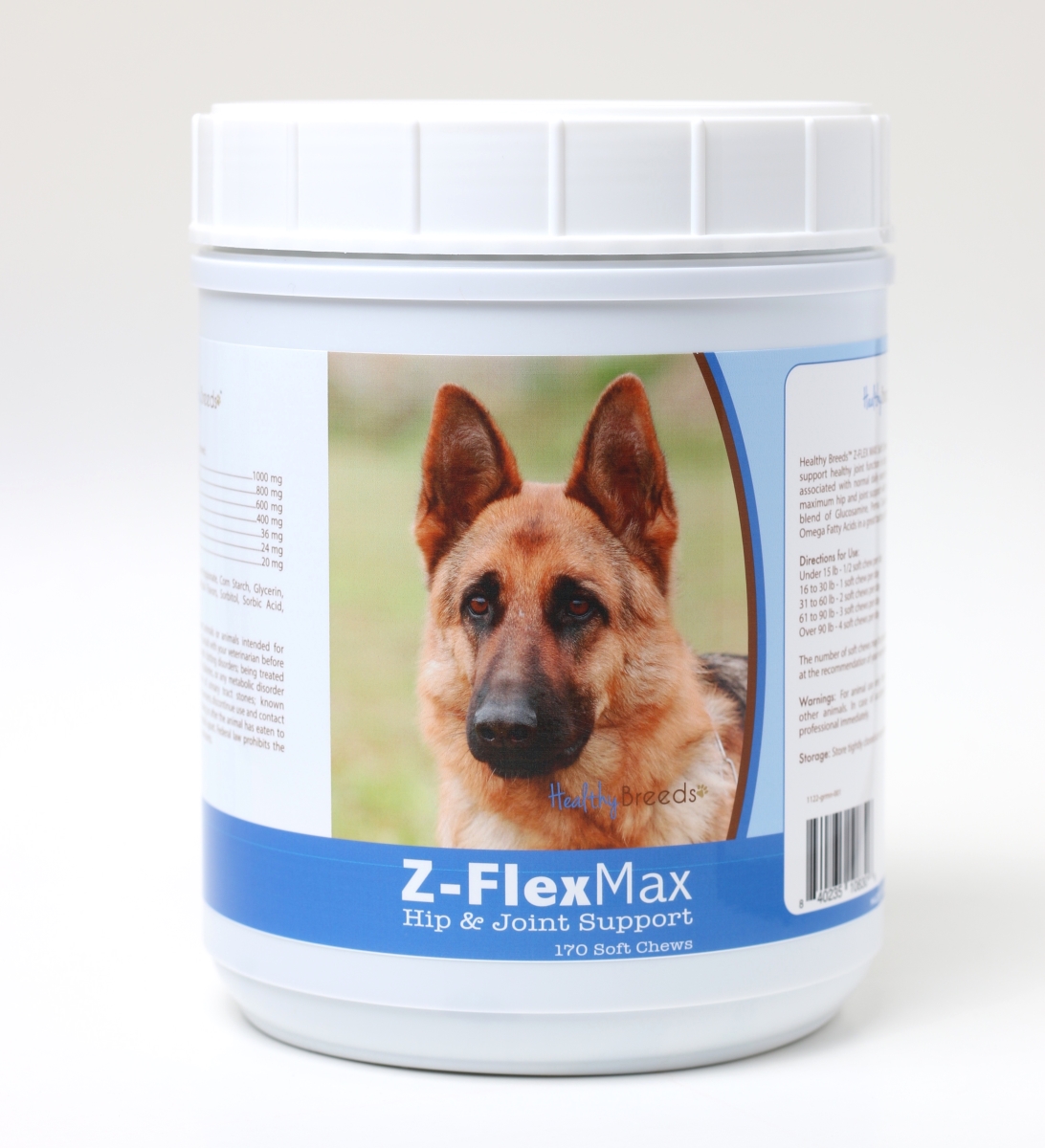 Picture of Healthy Breeds 840235108306 German Shepherd Z-Flex Max Hip & Joint Soft Chews - 170 count