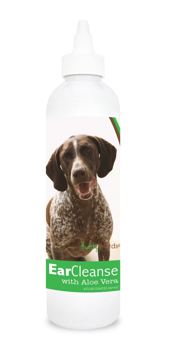Picture of Healthy Breeds 840235108436 8 oz German Shorthaired Pointer Ear Cleanse with Aloe Vera Cucumber Melon