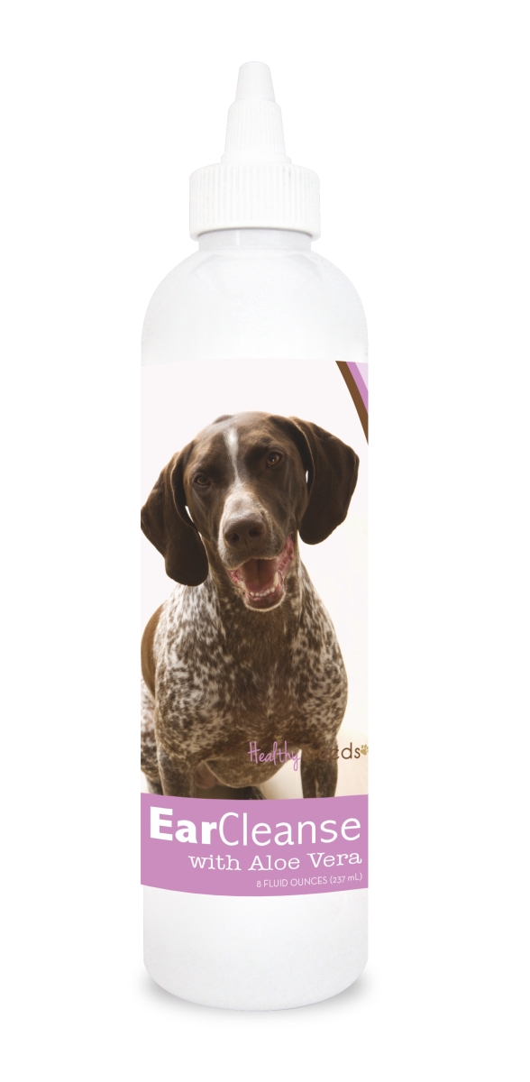 Picture of Healthy Breeds 840235108443 8 oz German Shorthaired Pointer Ear Cleanse with Aloe Vera Sweet Pea & Vanilla