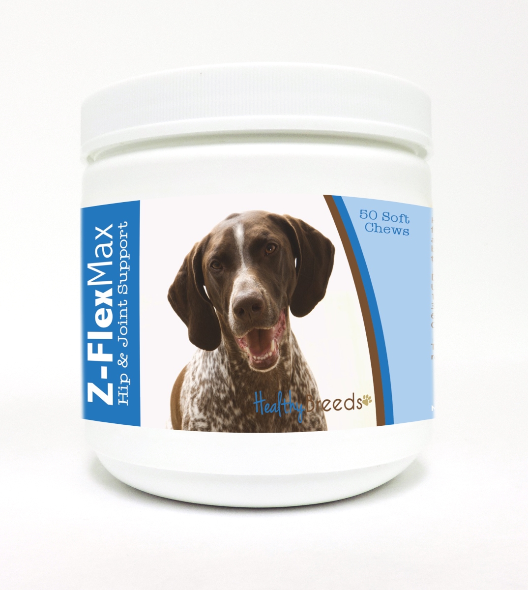 Picture of Healthy Breeds 840235108511 German Shorthaired Pointer Z-Flex Max Hip & Joint Soft Chews - 50 Count