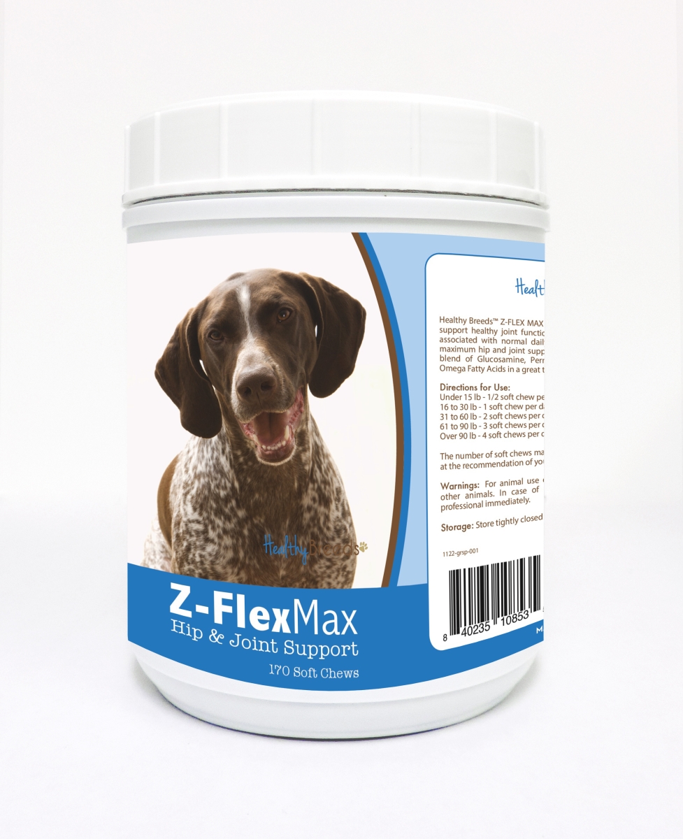 Picture of Healthy Breeds 840235108535 German Shorthaired Pointer Z-Flex Max Hip & Joint Soft Chews - 170 Count