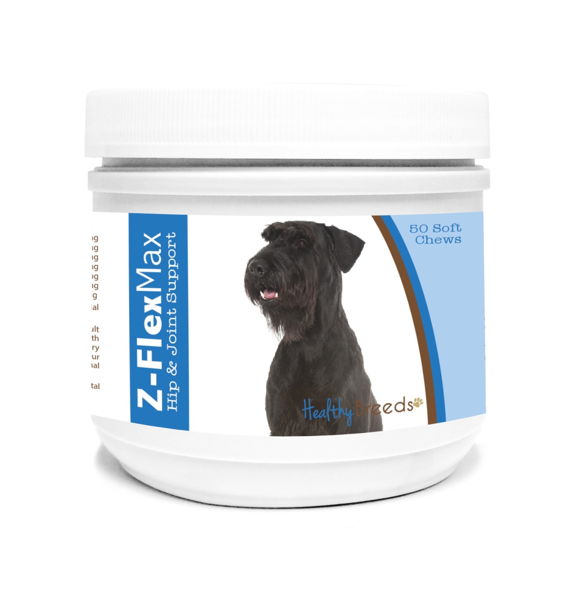 Picture of Healthy Breeds 840235108665 Giant Schnauzer Z-Flex Max Hip & Joint Soft Chews - 50 Count