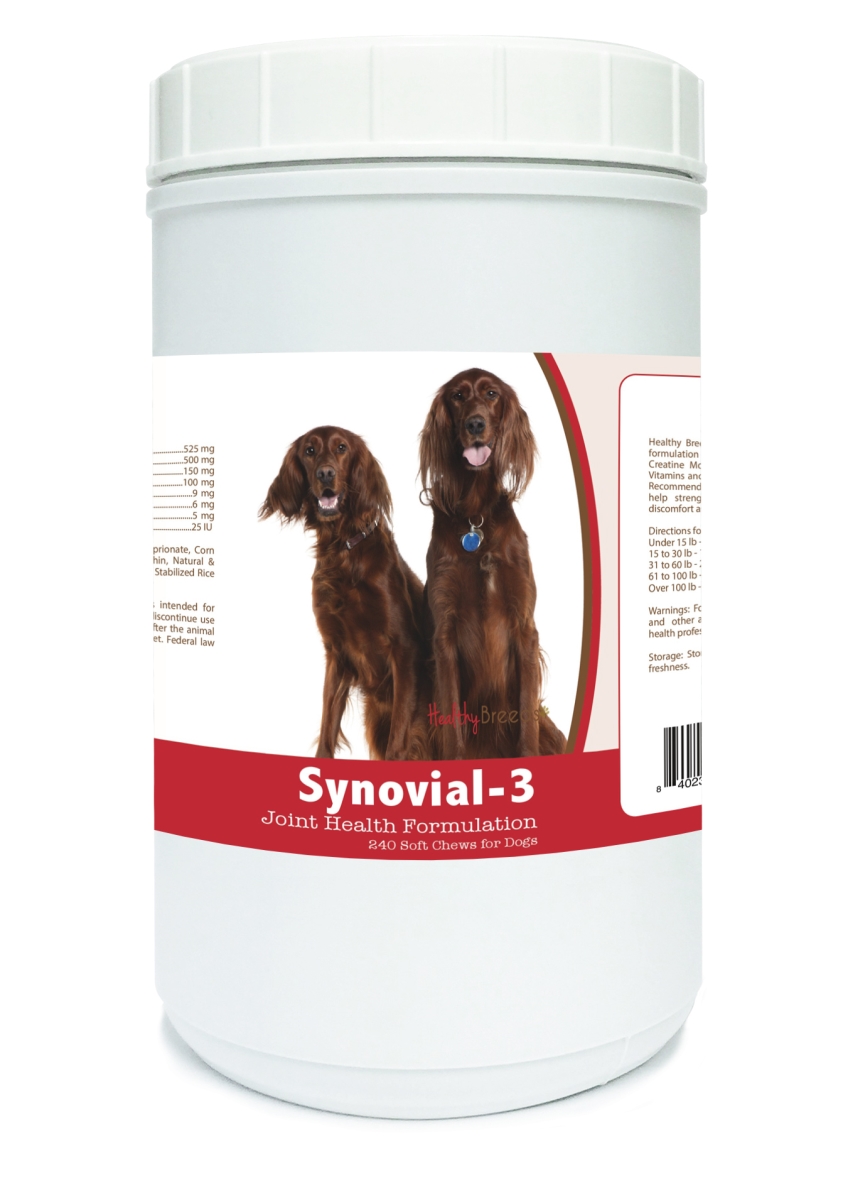 Picture of Healthy Breeds 840235109273 Irish Setter Synovial-3 Joint Health Formulation - 240 Count