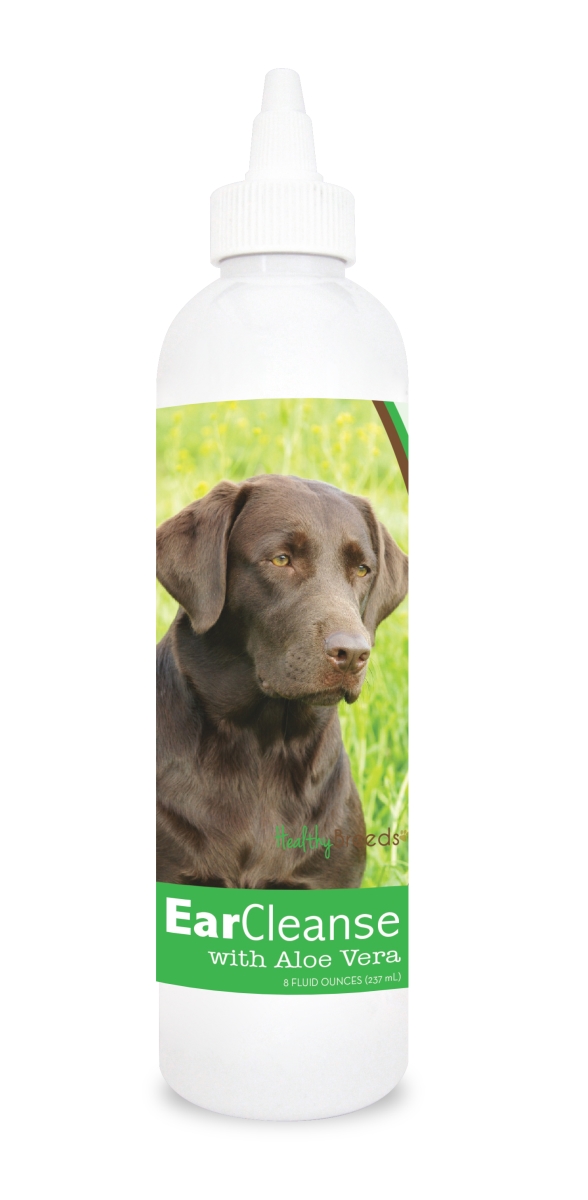 Picture of Healthy Breeds 840235109457 8 oz Labrador Retriever Ear Cleanse with Aloe Vera Cucumber Melon