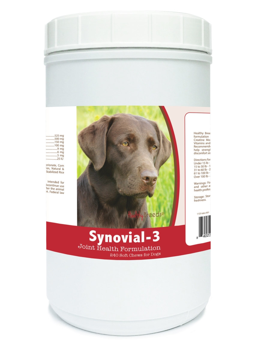 Picture of Healthy Breeds 840235109853 Labrador Retriever Synovial-3 Joint Health Formulation - 240 Count