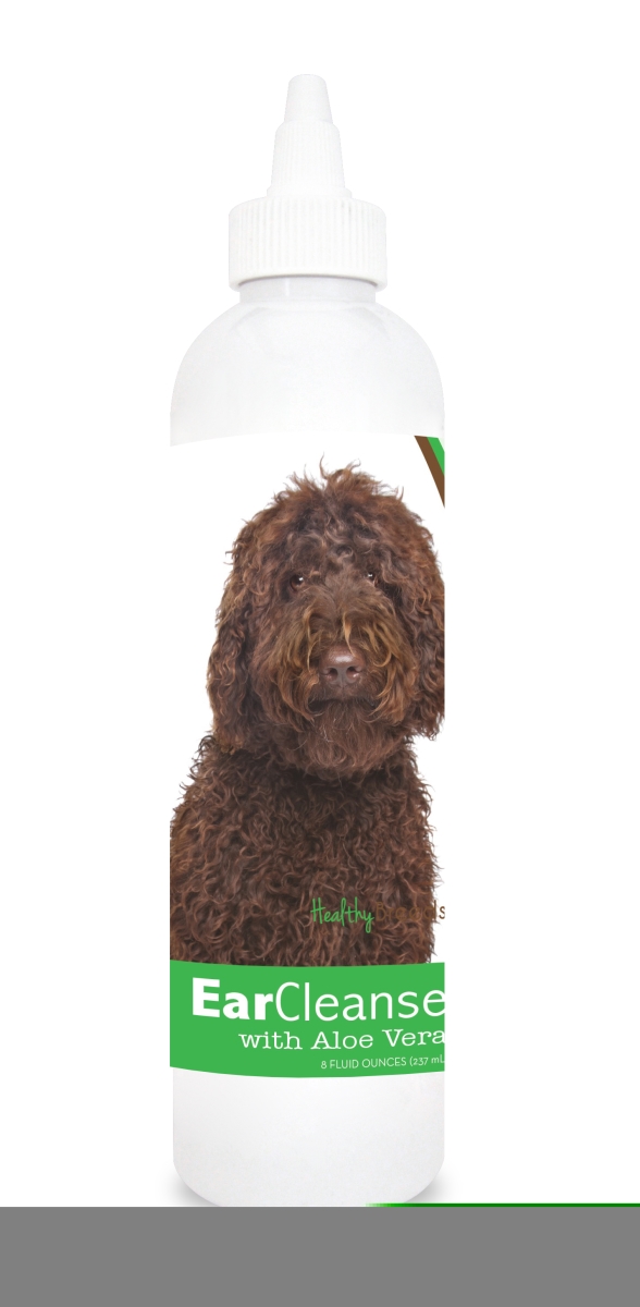 Picture of Healthy Breeds 840235109969 8 oz Labradoodle Ear Cleanse with Aloe Vera Cucumber Melon