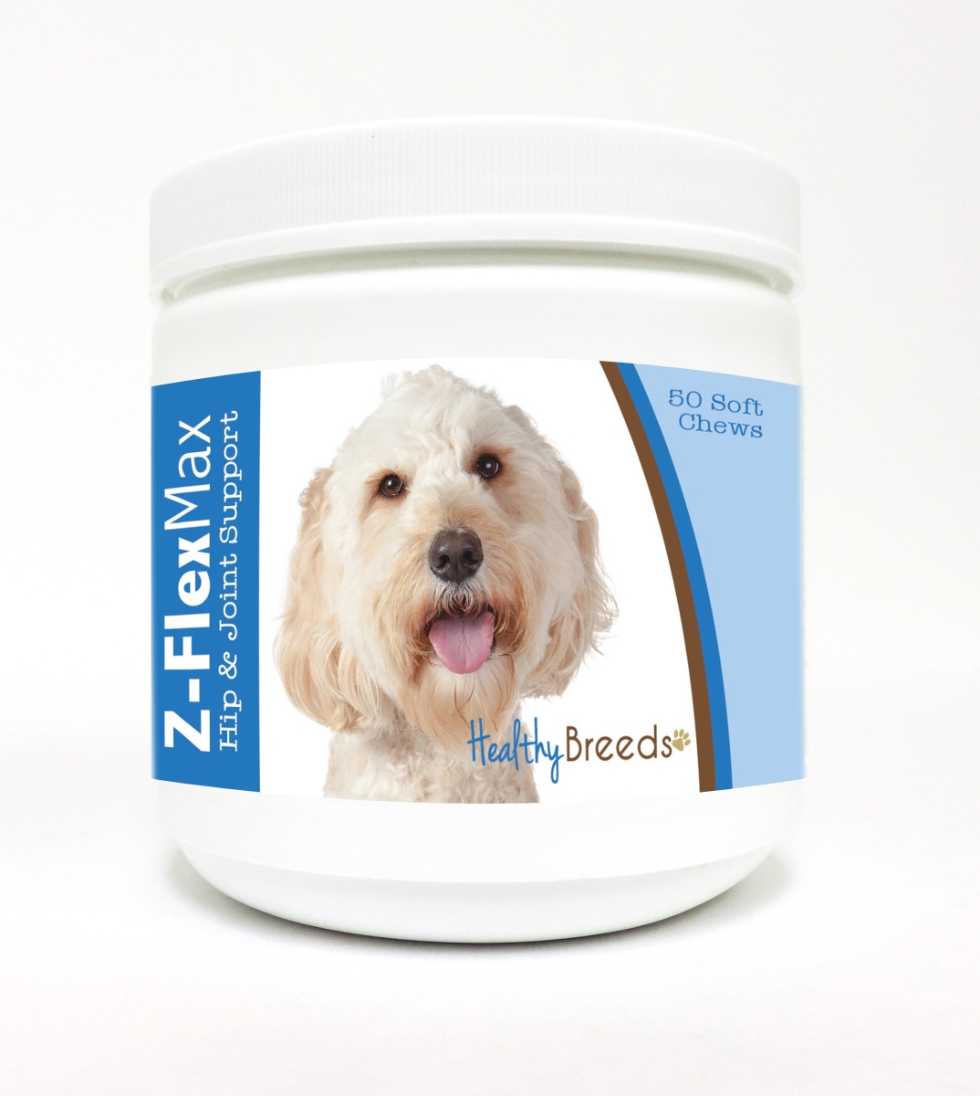 Picture of Healthy Breeds 840235110224 Labradoodle Z-Flex Max Hip & Joint Soft Chews - 50 Count