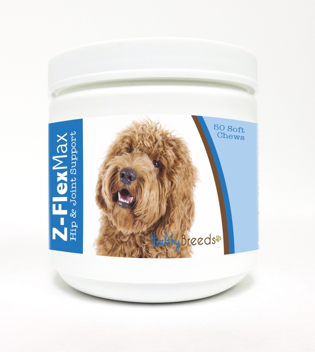 Picture of Healthy Breeds 840235110248 Labradoodle Z-Flex Max Hip & Joint Soft Chews - 50 Count