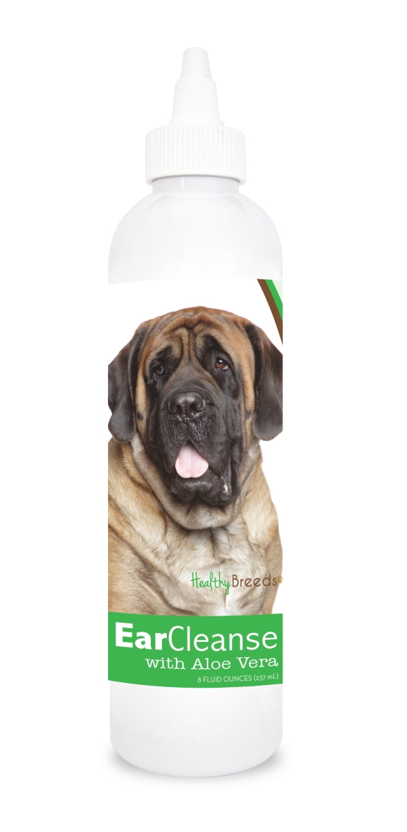 Picture of Healthy Breeds 840235110705 8 oz Mastiff Ear Cleanse with Aloe Vera Cucumber Melon