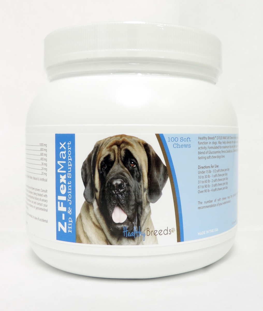 Picture of Healthy Breeds 840235110798 Mastiff Z-Flex Max Hip & Joint Soft Chews - 100 Count