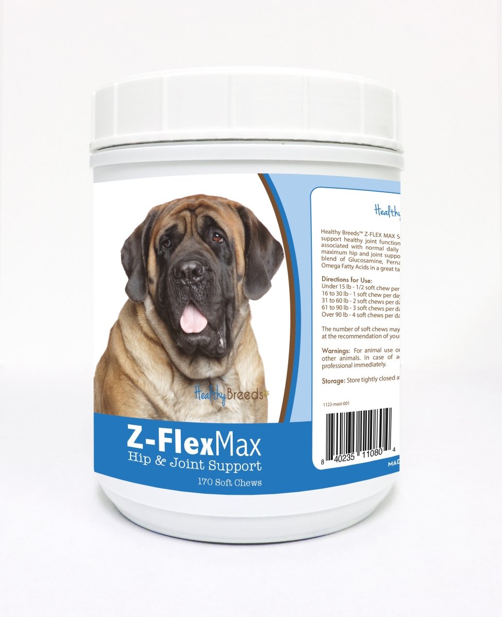 Picture of Healthy Breeds 840235110804 Mastiff Z-Flex Max Hip & Joint Soft Chews - 170 Count