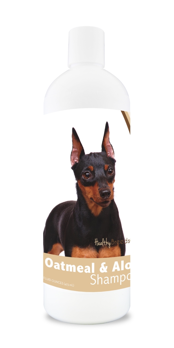 Picture of Healthy Breeds 840235110873 16 oz Miniature Pinscher Oatmeal Shampoo with Aloe
