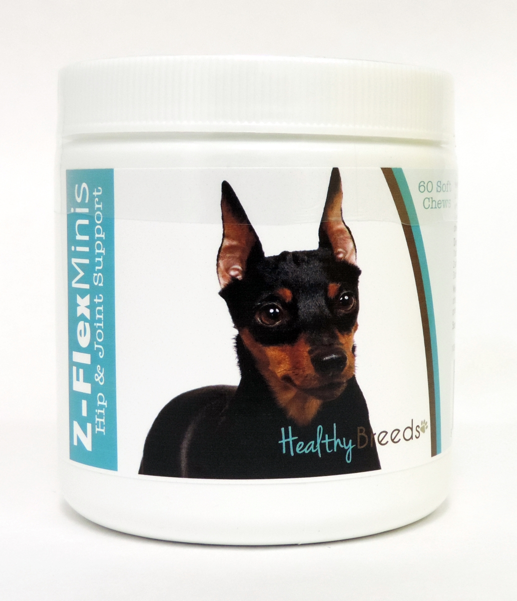 Picture of Healthy Breeds 840235110965 Miniature Pinscher Z-Flex Minis Hip & Joint Support Soft Chews - 60 Count