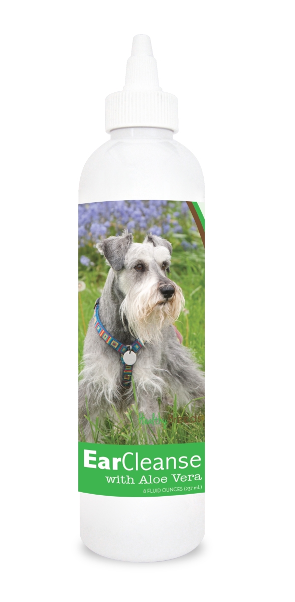 Picture of Healthy Breeds 840235110989 8 oz Miniature Schnauzer Ear Cleanse with Aloe Vera Cucumber Melon