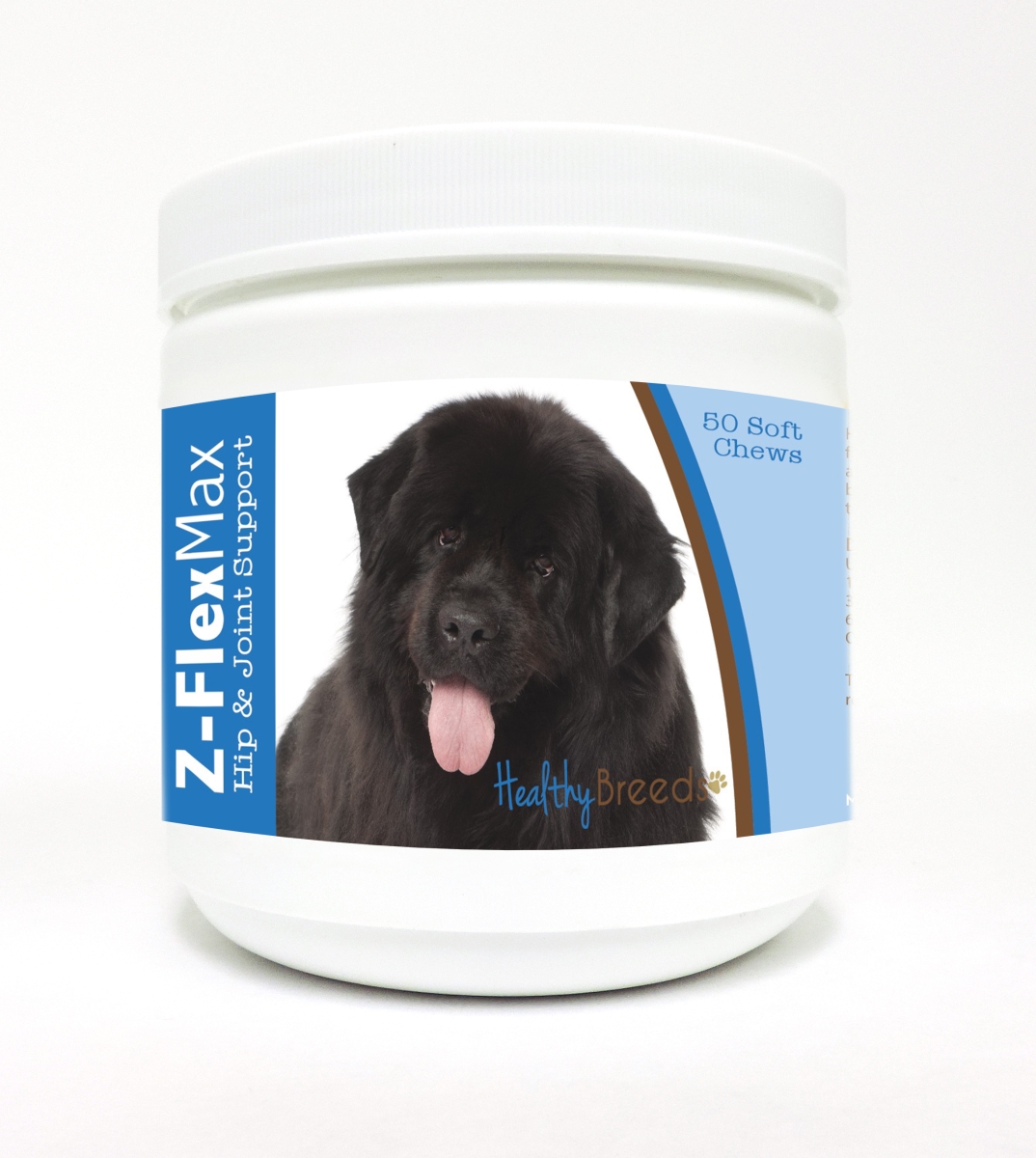 Picture of Healthy Breeds 840235111665 Newfoundland Z-Flex Max Hip & Joint Soft Chews - 50 Count