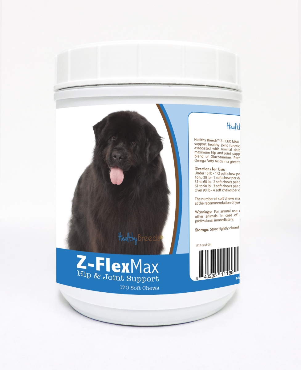 Picture of Healthy Breeds 840235111689 Newfoundland Z-Flex Max Hip & Joint Soft Chews - 170 Count