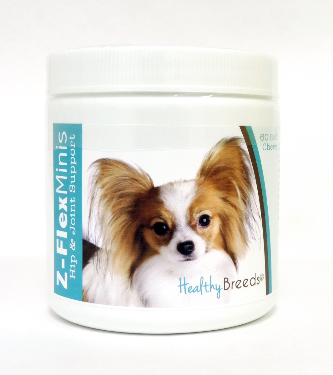 Picture of Healthy Breeds 840235111979 Papillon Z-Flex Minis Hip & Joint Support Soft Chews - 60 Count
