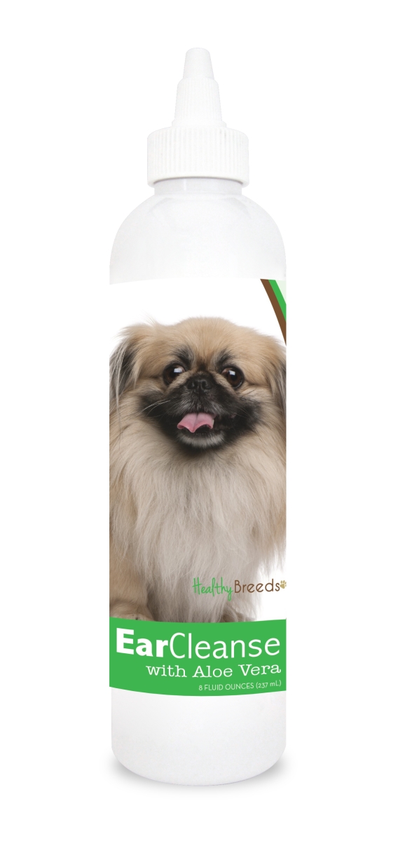 Picture of Healthy Breeds 840235111993 8 oz Pekingese Ear Cleanse with Aloe Vera Cucumber Melon