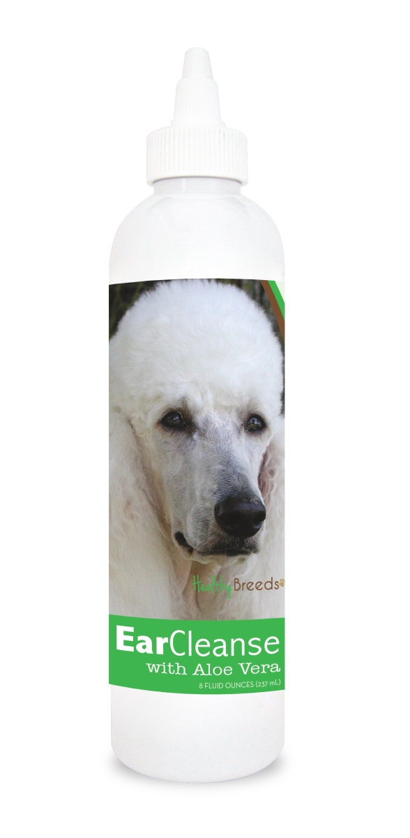 Picture of Healthy Breeds 840235112136 8 oz Poodle Ear Cleanse with Aloe Vera Cucumber Melon