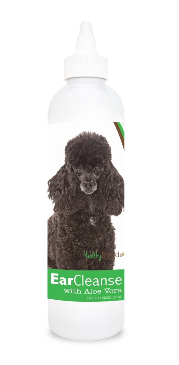 Picture of Healthy Breeds 840235112143 8 oz Poodle Ear Cleanse with Aloe Vera Cucumber Melon