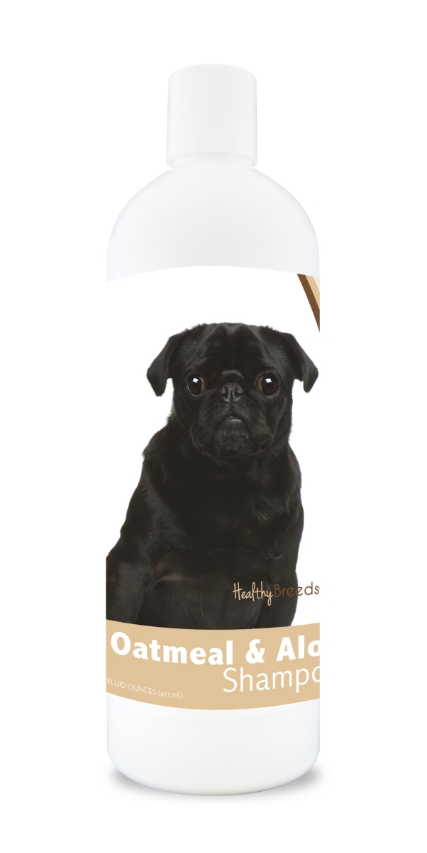 Picture of Healthy Breeds 840235112921 16 oz Pug Oatmeal Shampoo with Aloe