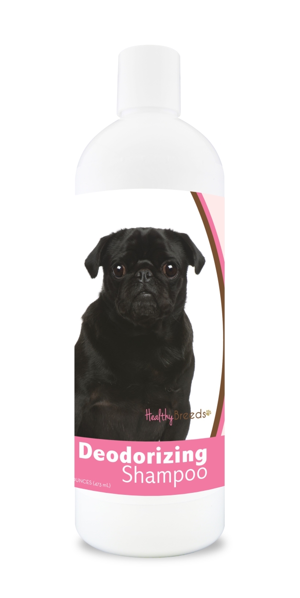 Picture of Healthy Breeds 840235112969 16 oz Pug Dog Deodorizing Shampoo