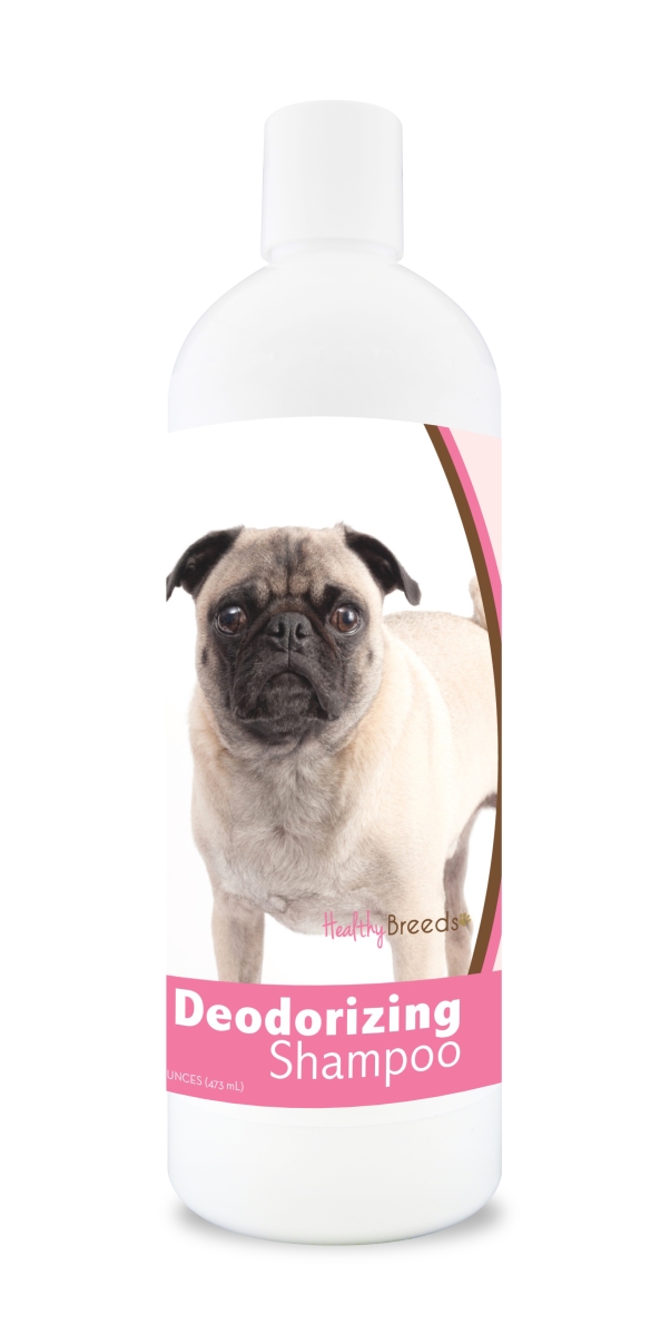 Picture of Healthy Breeds 840235112976 16 oz Pug Deodorizing Shampoo